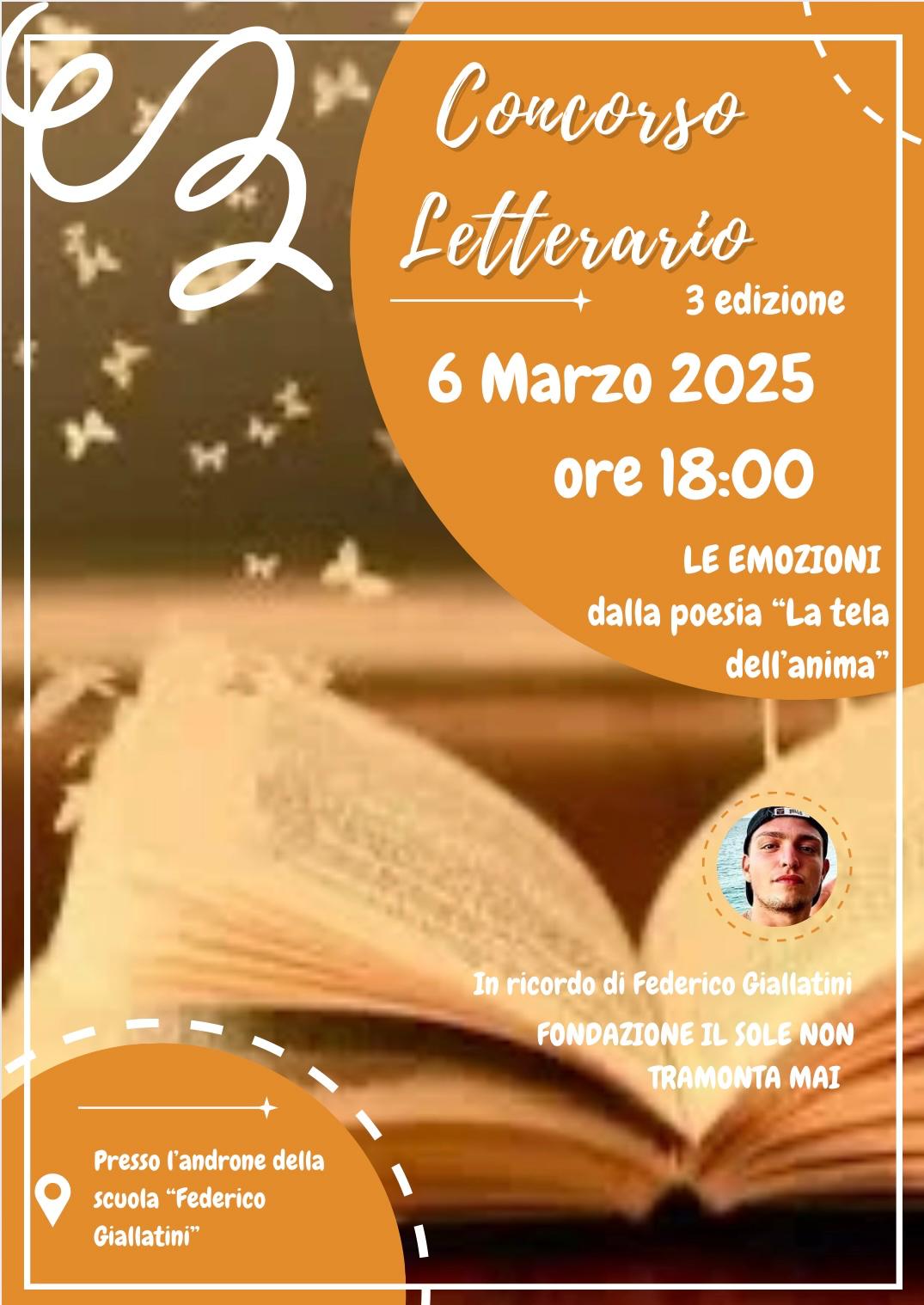 III ed Concorso Letterario Giallantini 2026 locandina